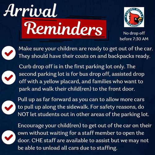 arrival reminders